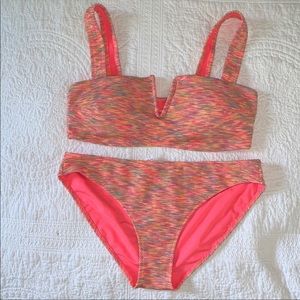 Bikini multi color pink size L